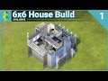 6x6 House Build CHALLENGE - Part 1 of 2 (Sims 4)