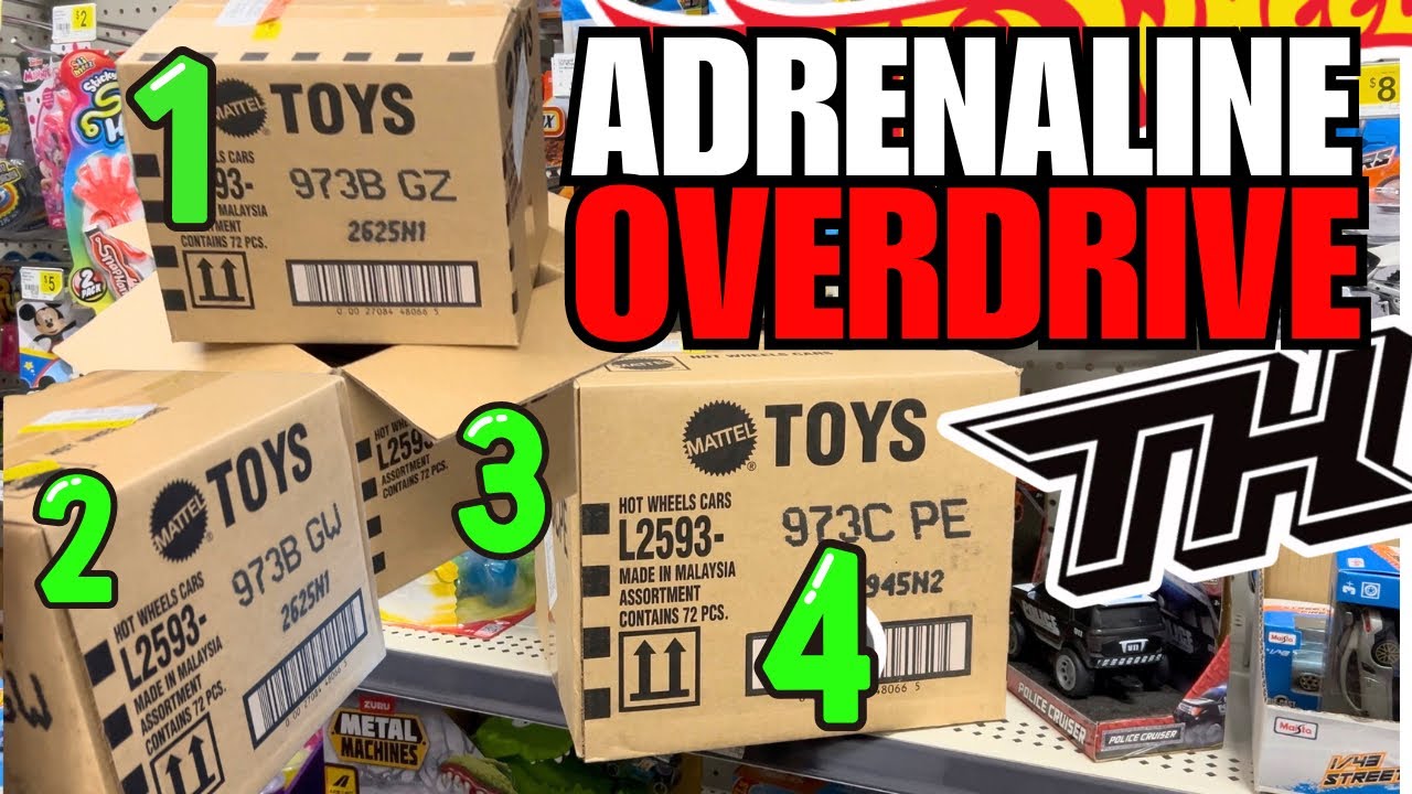 В магазине Dollar General целая куча коробок с игрушками Hot Wheels 🔥 