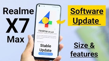 Realme X7 Max Realme Ui 4.0 Stable Update Size & features #realmex7max