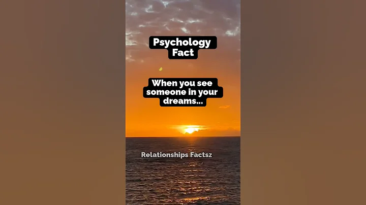 When you see someone in your dreams...🤯 #shorts #psychologyfacts