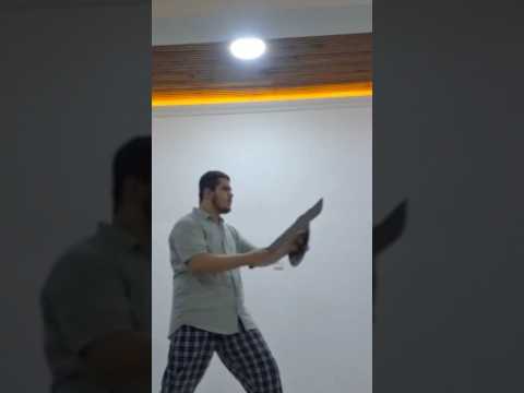 Qaddare Short Sword And Separ Techniques Mohammad Hassan Kheirkhah Razmafzar Iran Shamshir