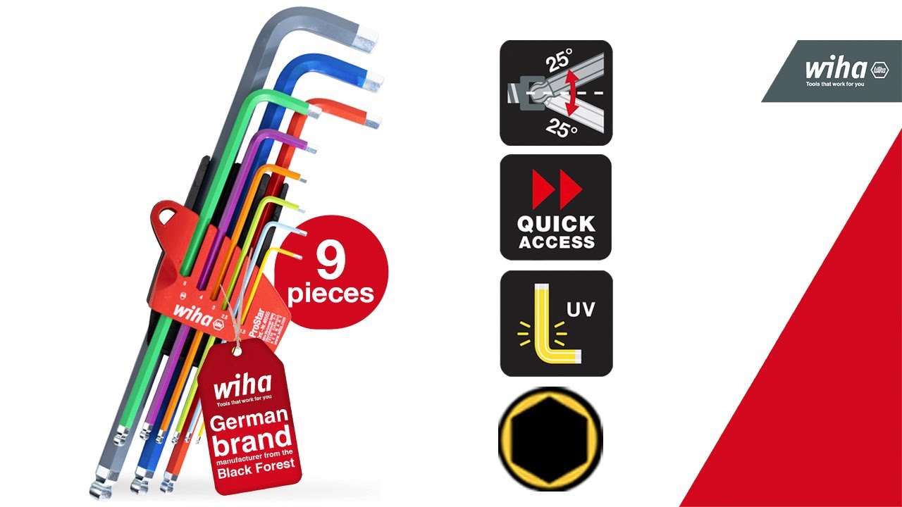 L-key set in ProStar holder | 46555 | 46555