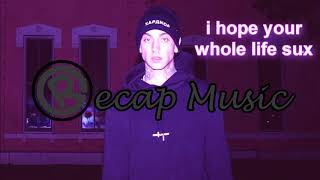 Video thumbnail of "blackbear - i hope your whole life sux [Lyrics]"