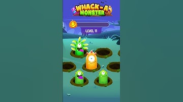 Learning App for Kids | Whack-a-monster | US PV01