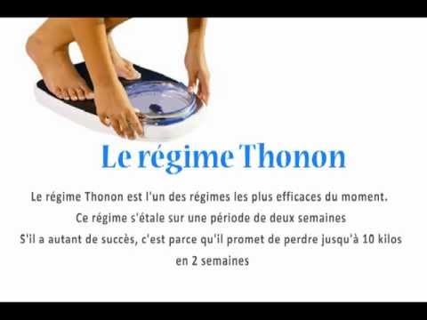 Le régime Thonon : cure minceur pour perte de poids rapide, Comment  s'affiner