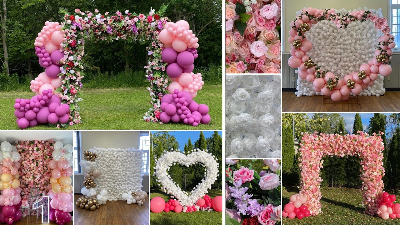How To Setup Ubackdrop Flower Walls With Balloons