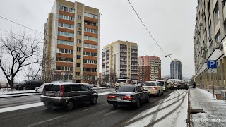 Владивосток февраль 2024, выпал снег