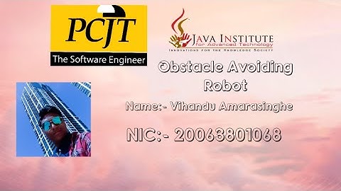 Obstacle Avoiding Robot | Bluetooth | Arduino | Java Institute |PCJT Software Engineering