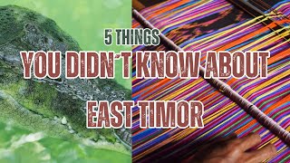 Why East Timor Deserves Your Attention – 5 THINGS You Didn´t know about East TImor