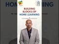 Building Blocks of Home Learning #education #educationalshorts #shorts