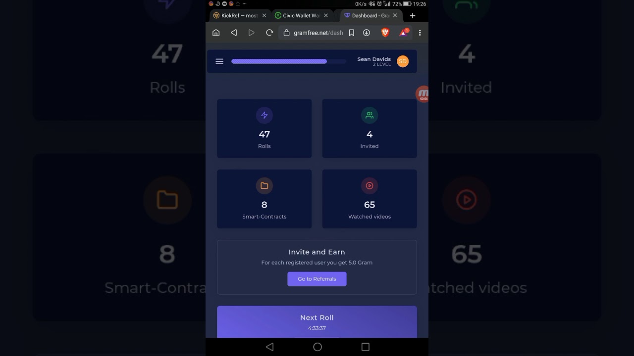 How to make a withdrawal on Gramfree.net