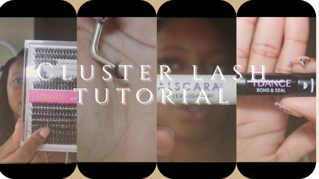 Cluster lash tutorial | step by step - YouTube