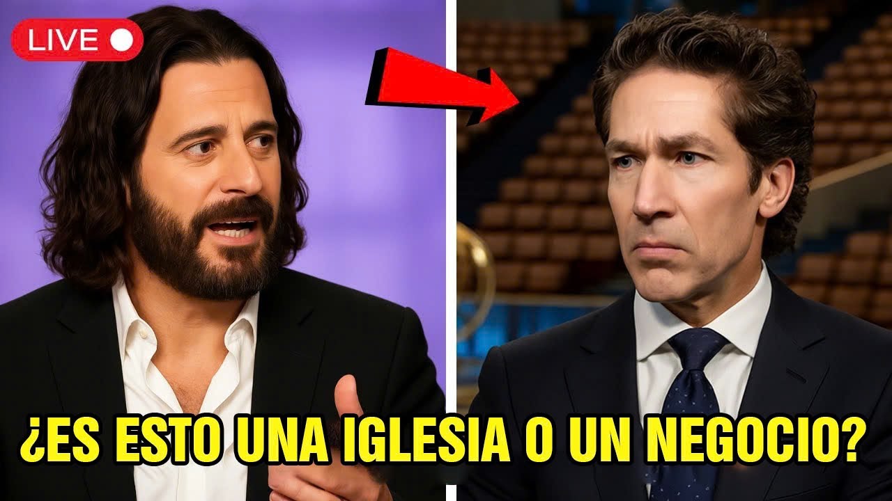 Jonathan Roumie desafió a Joel Osteen en vivo por televisión y la iglesia se quedó en silencio