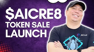 AICRE8 TOKEN SALE LAUNCH! BILLION DOLLAR OPPORTUNITY!