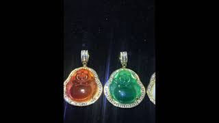 Hip Hop Jade Buddha Pendant