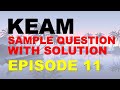 KEAM Sample Question Paper | Math | Physics | Chemistry | MCQ with Solution | Episode 11