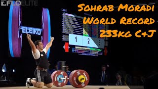 Famous Sohrab Moradi (IRI, 94) Sets New World Record 233kg C&J and 417kg Total Profile
