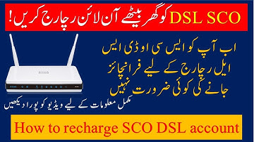 SCO DSL Recharge