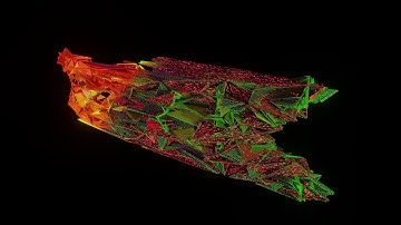 Abstract spaceship made with Blender - 4K HDR