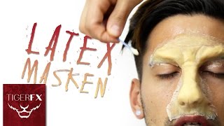 Latex Masken herstellen und ankleben