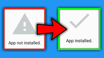 App not installed fix (2025)