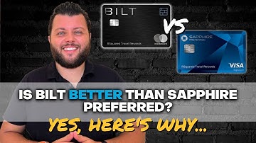 BILT vs CHASE Sapphire Preferred for Travel | Hear me out!