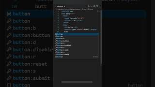 How to create button in HTML #coding #html #button #short #website