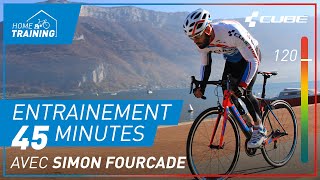 Home Trainer | 45 minutes - Entraîne toi avec Simon Fourcade sur les bords du lac d'Annecy