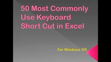 Excel Shortcut Keys | Keyboard Shortcuts a to z| Ms Excel Shortcuts