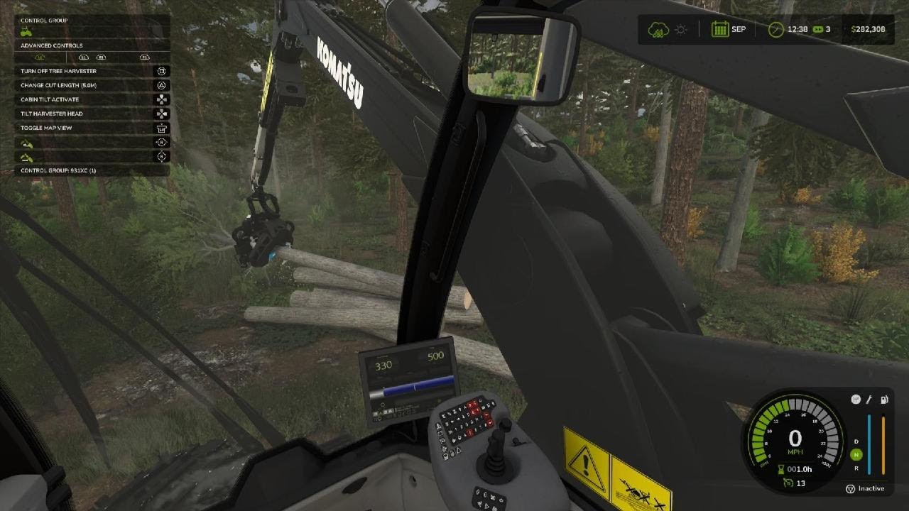 Fs 25 processor game play (lots of pine)