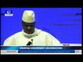 Nigeria Centenary: President of the Gambia Addresses World Leaders In Abuja