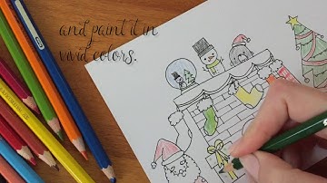 Drawing Cute : Christmas [Skillshare Class intro video]
