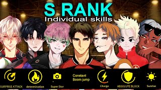 The Spike. Volleyball 3x3. S RANK. Individual skills. All characteristics. Individual effects screenshot 2