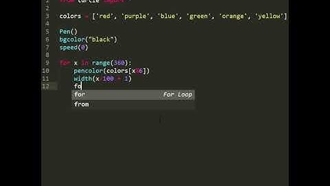 Hexagonal Rainbow in PYTHON using Turtle   #shorts
