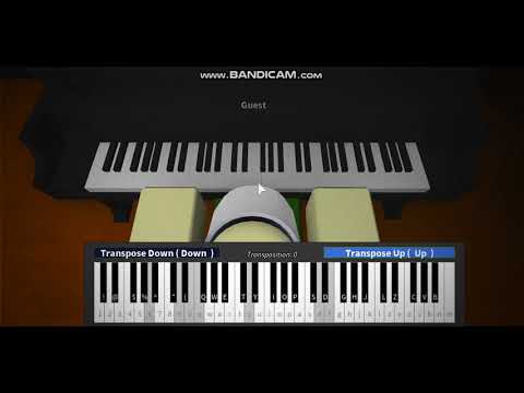 Rush roblox piano