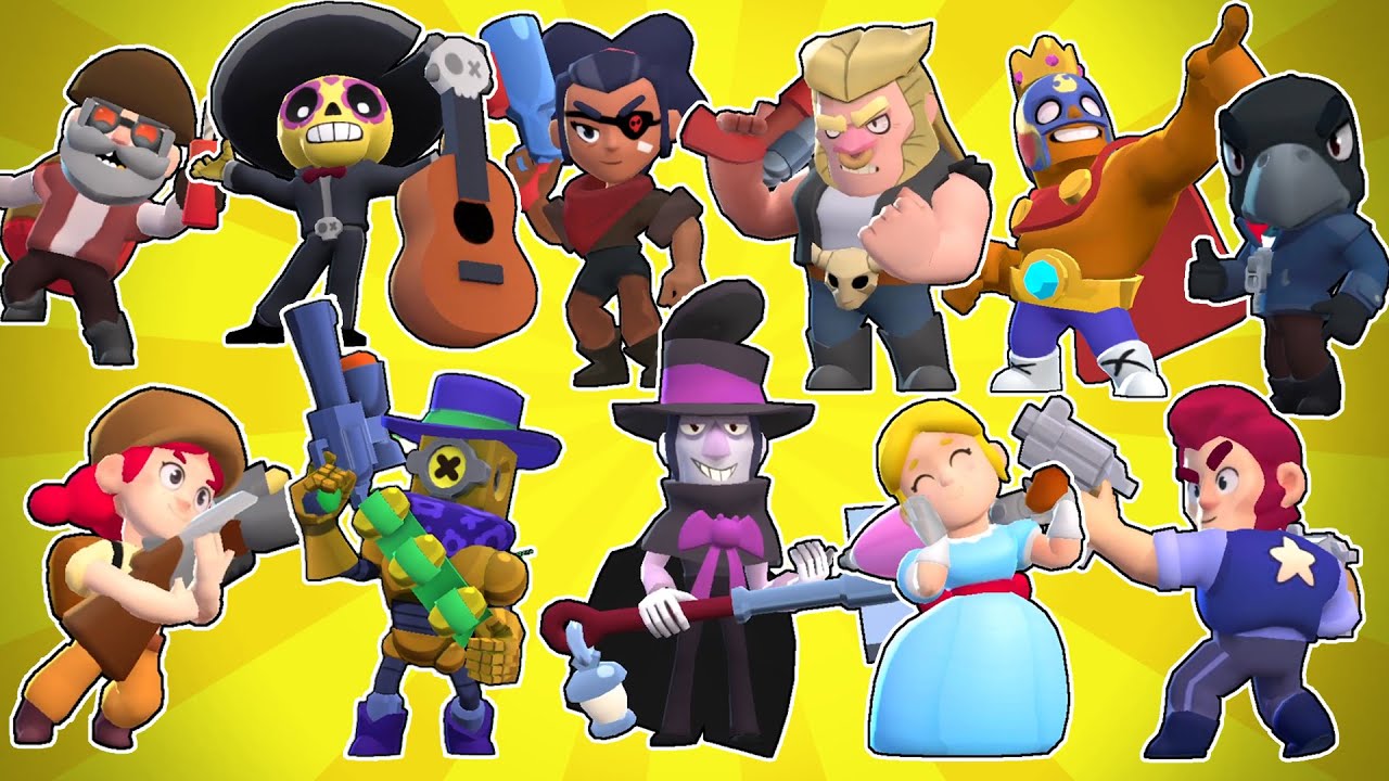 Brawl models. Brawl stars dynamike ikon.
