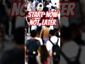 Start Now, Not Later#motivation #inspiration