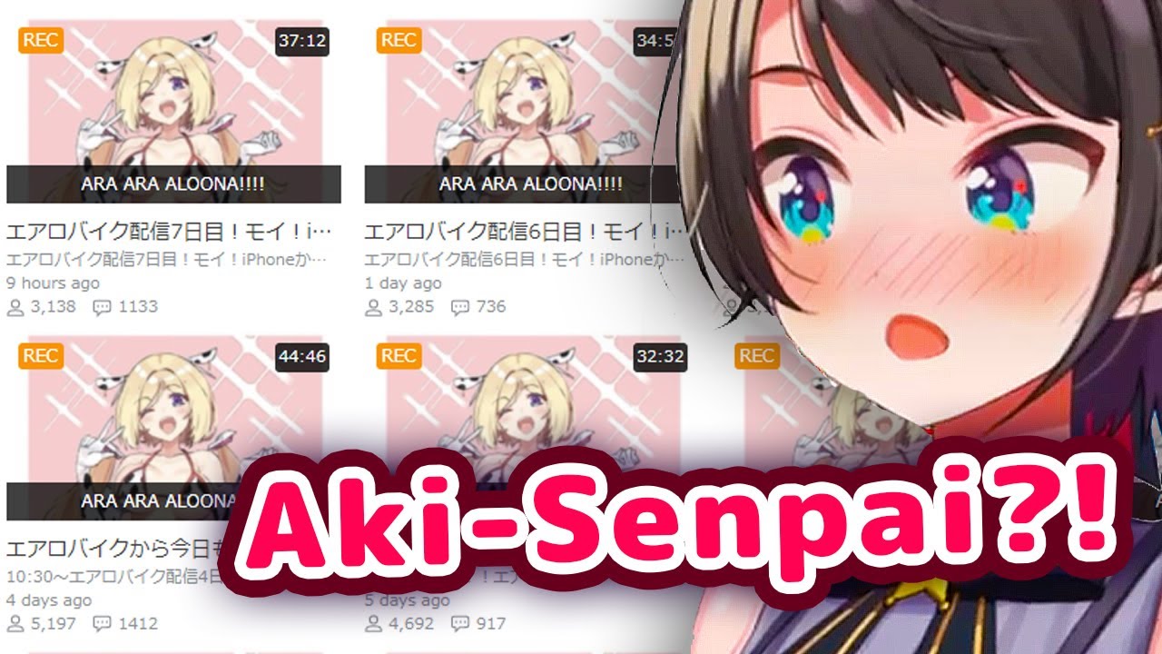 Subaru Reacts To Aki's YABE Thumbnail on Twitcast【ENG Sub/Hololive】