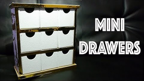 MINI DRAWERS from Spotlight