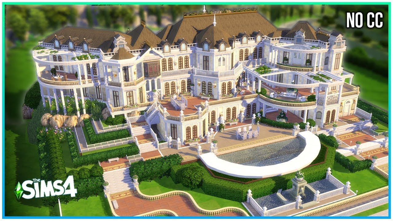 Multi Level Mansion Sims 4 Speed Build Kate Emerald Youtube