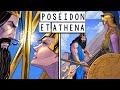 Poséidon et Athéna - Le différend pour Athènes - Mythologie Grecque en BD - Histoire et Mythologie