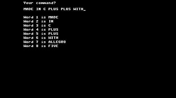 Text Adventure Game Engine
