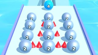 Soft Ball Run Merge 2048 ! All Levels Gameplay (65-69) android, ios screenshot 5