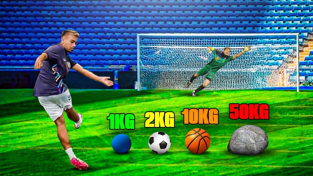 Por cada GOL que marco, la PELOTA es más PESADA