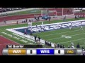 WU at Westminster Football