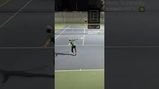How to open up the court: #SwingVision #Tennis #TennisPlayer #TennisApp