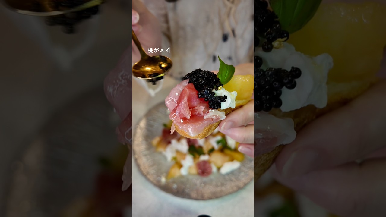 ぼっちでも贅沢したいもん🥹🍑#スイーツ #vlog #レシピ