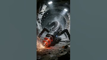 Hyper-Realistic Python Mech | Rock Penetration Test #scifimech #pythonmech #scifishortfilm