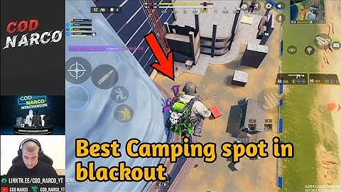 CoD Narco found the best camping spot in blackout | BEST Camping spot found by CoD Narco