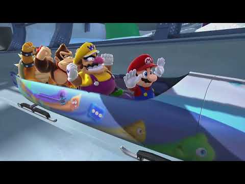 Mario Sonic At The Sochi 2014 Olympic Winter Games 4 Man Bobsleigh 10 Team Mario Rivals
